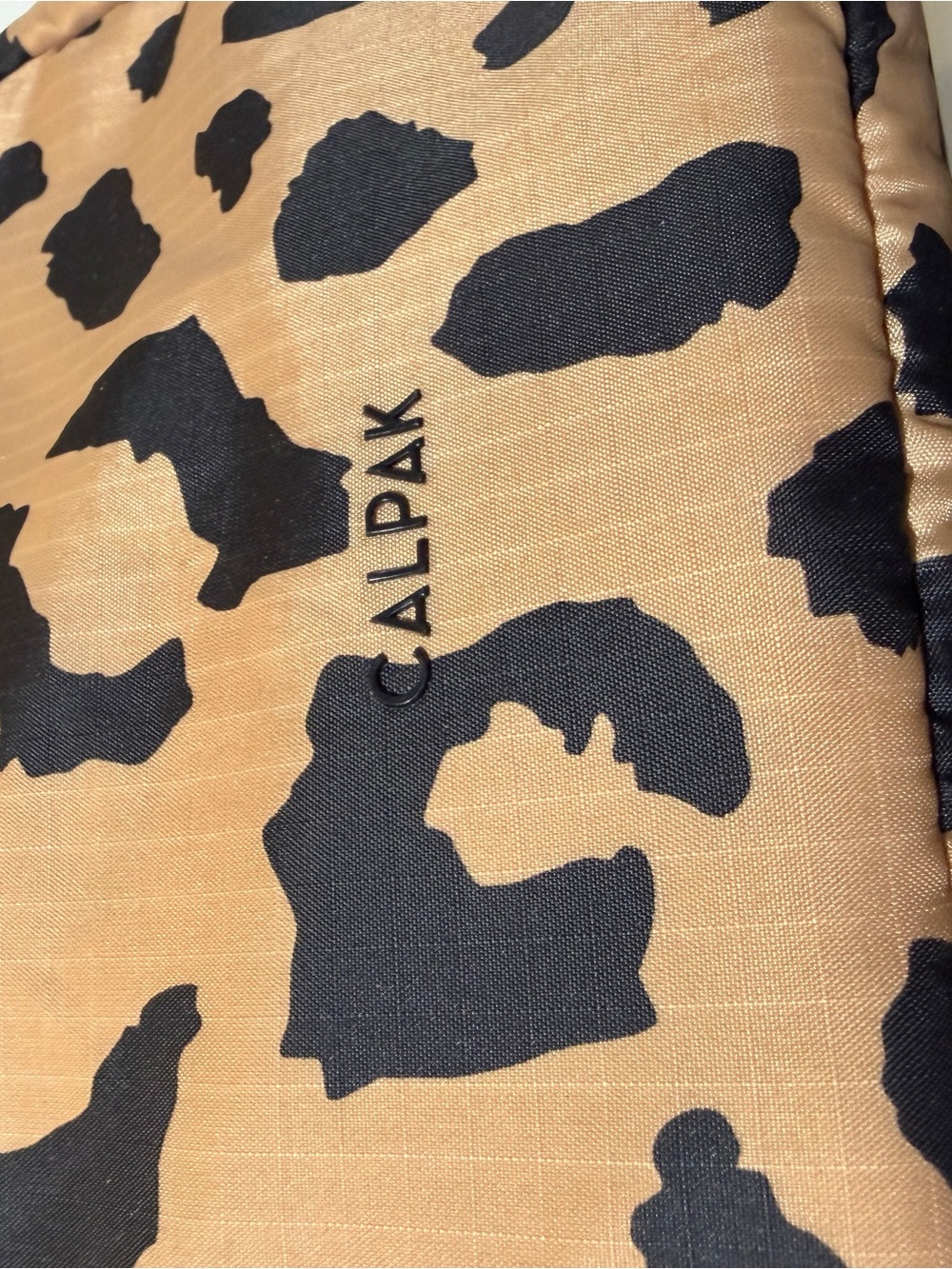 Calpak Leopard-Print Backpack in Tan and Black - Picture 6 of 6